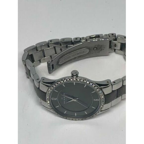 Skagen 347SSMX Women's Two-Tone Stainless Steel Analog Dial Quartz Watch Bb615 - Picture 6 of 9